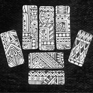 Handmade Coloring Bookmarks